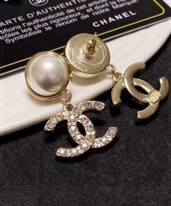 Chanel CC Earrings Gold Hardware For Women - Image 5