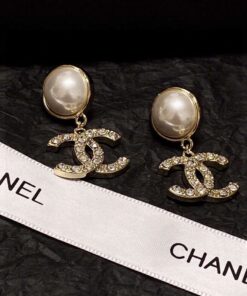 Chanel CC Earrings Gold Hardware For Women - Image 4