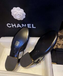 Chanel CC Logo Sling Black For Women - Image 9