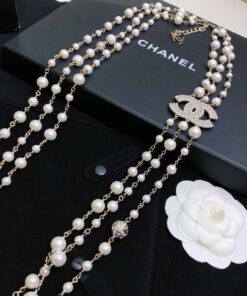 Alternative view of Chanel Chain Necklace Gold