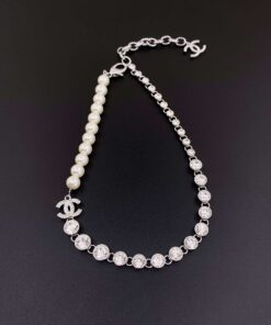Alternative view of Chanel Chain Pearl Necklace White For Women
