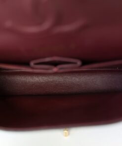 Chanel Chevron Classic Flap Medium Crossbody Bag 10in/ 25.5cm Black Gold Toned Hardware For Women - Image 7