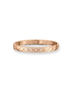Chanel Coco Crush Bracelet Rose Gold For Women