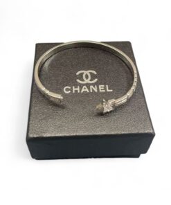 Alternative view of Chanel Comète Chevron Bracelet White Gold For Women
