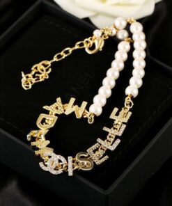 Chanel Double C Necklace Gold For Women