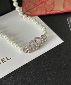 Alternative view of Chanel Letter Necklace White For Women