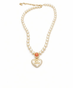Chanel Love Pearl Necklace White For Women