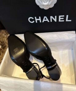 Alternative view of Chanel Patent Slingback Pumps Black For Women