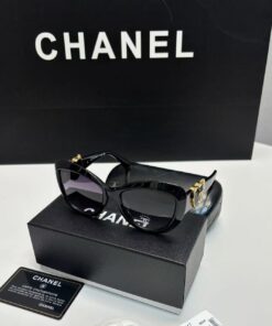 Alternative view of Chanel Plastic Sunglasses Black For Women