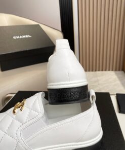 Chanel Platform Casual Style Plain White For Women - Image 3
