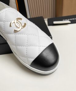 Chanel Platform Casual Style Plain White For Women - Image 6