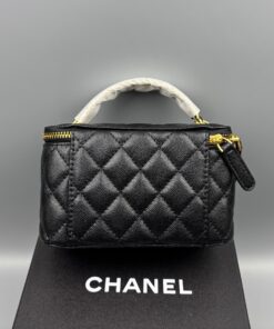 Chanel Small Vanity Case Black For Women 6.7in/17cm - Image 3