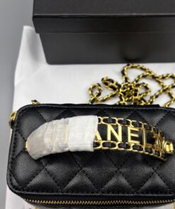 Chanel Small Vanity Case Black For Women 6.7in/17cm - Image 6