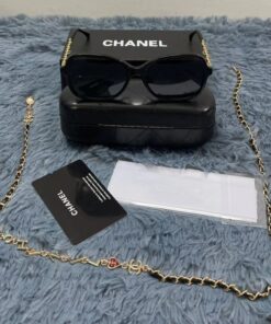 Alternative view of Chanel Square Sunglasses Black For Women A40911 X06074 S2214