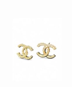 Chanel Stud Earrings Gold For Women