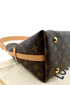 Louis Vuitton CarryAll PM Shoulder Bag 11.4in/ 28.9cm Monogram Brown Gold Hardware For Women M46203 - Image 7