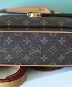 Louis Vuitton Ravello GM Monogram Shoulder Bag Brown For Women 9.8in/25cm - Image 6