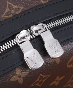 Louis Vuitton Discovery PM Backpack 15in/ 38cm Brown/ Black Monogram Palladium Hardware For Men M46684 - Image 7