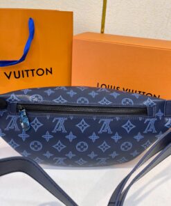 Louis Vuitton Discovery PM Bumbag 17.3in/ 44cm Navy Blue Black Hardware For Men M45729 - Image 13