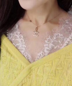 Alternative view of Chanel Double C Necklace Gold For Women