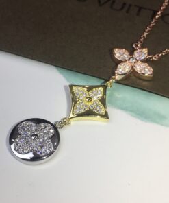 Alternative view of Louis Vuitton Flower Necklace Silver For Women