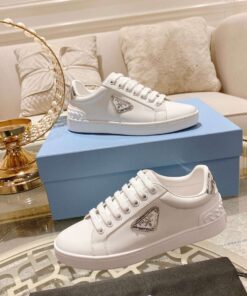 Prada Fyre Low Heel Sneaker White For Women - Image 4
