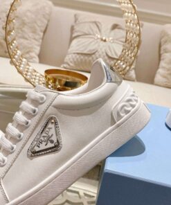 Prada Fyre Low Heel Sneaker White For Women - Image 6