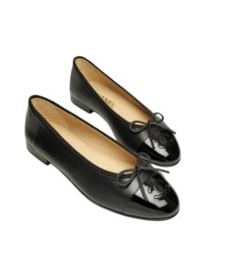 Chanel Ballet Flats Black For Women G02819 Y01552 94305