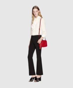Alternative view of Gucci Soho Small Disco Bag Red For Women, Shoulder And Crossbody Bags 8in/21cm GG 308364