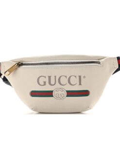 Gucci Print Waist Belt Bag White For Women And Men 15in/39cm GG 530412