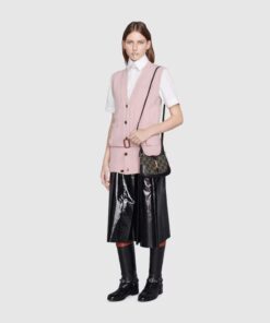 Gucci Jackie 1961 Mini Shoulder Bag Black And Ivory GG Denim Jacquard For Women 7.5in/19cm GG 685127 UN3AG 1294 - Image 14