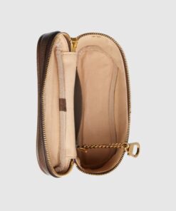 Gucci Ophidia Belt Bag With Web Beige/Ebony Soft GG Supreme Canvas 7.1in/18cm GG 699765 96IWG 8745 - Image 17