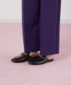 Alternative view of Gucci Princetown Slipper Black For Women GG ‎629084 CQXM0 1060