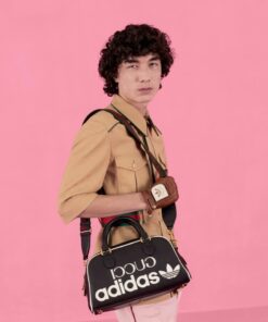 Alternative view of Gucci x Adidas Mini Duffle Bag Black, 12.4in/32cm GG 702397 U3ZCT 8726