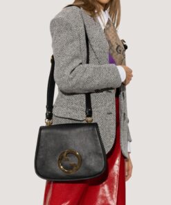 Alternative view of Gucci Blondie Mini Bag Black For Women, Women’s Bags 11.4in/29cm GG