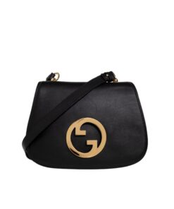 Gucci Blondie Mini Bag Black For Women, Women’s Bags 11.4in/29cm GG