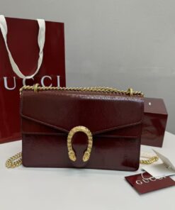 Alternative view of Gucci Dionysus Shoulder Bag 11in/ 28cm Wine Red Gold Hardware For Women
