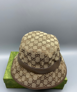Gucci GG Canvas Bucket Hat Brown - Image 4