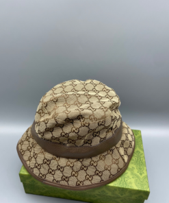Gucci GG Canvas Bucket Hat Brown - Image 5