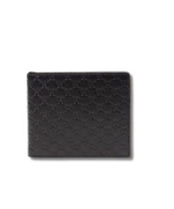 Alternative view of GG Microguccissima Bi-Fold Wallet Black For Men 4.3in/11cm ‎‎‎260987 BMJ1N 4009