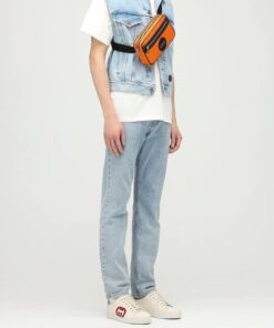 Alternative view of Gucci Gucci Off The Grid Belt Bag Orange GG ECONYL® For Men  9.5in/24cm GG