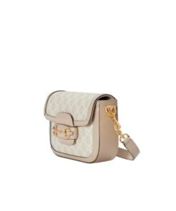 Gucci Horsebit 1955 GG Mini Bag Beige For Women 8.1in/21cm GG 658574 UULAG 9682 - Image 4