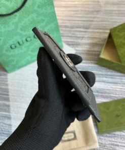 Gucci Ophidia Card Case Supreme Canvas Grey For Men 4.7in/12cm 732018 UULBN 1244 - Image 6