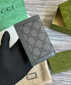 Alternative view of Gucci Ophidia Card Case Supreme Canvas Grey For Men 4.7in/12cm ‎‎734943 UULBN 1244