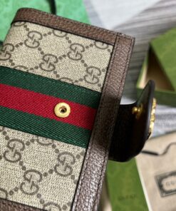 Gucci Ophidia GG Passport Case Supreme Canvas Beige For Women‎ 5.7in/14.5cm 598914 96IWG 8745 - Image 8
