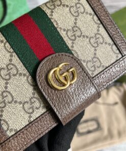Gucci Ophidia GG Passport Case Supreme Canvas Beige For Women‎ 5.7in/14.5cm 598914 96IWG 8745 - Image 7