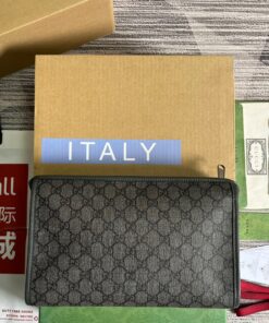 Gucci Ophidia GG Toiletry Case Supreme Canvas Grey For Men 11.2in/28.5cm 598234 UULBN 1244 - Image 3