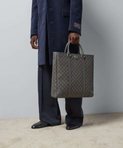 Alternative view of Gucci Ophidia Medium Tote Bag 15in/ 38cm Grey/ Black Silver Hardware For Men 763316 FACJY 1244