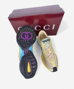 Alternative view of Gucci Run Sneaker Yellow For Women 746939 AAB62 9342