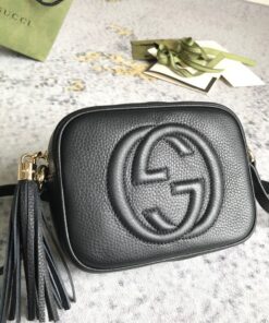 Gucci Soho Small Disco Bag Black 8in/21cm For Women GG 308364 - Image 7